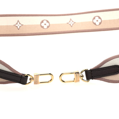 Louis Vuitton Jacquard Speedy Bandouliere 20 Shoulder Strap Beige Brown 3 of 3