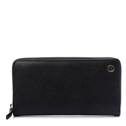Gucci Calfskin Betty Zip Around Wallet Black 1 of 6