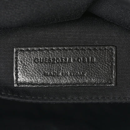 Saint Laurent Calfskin Matelasse Monogram Lou Camera Bag Navy 7 of 15