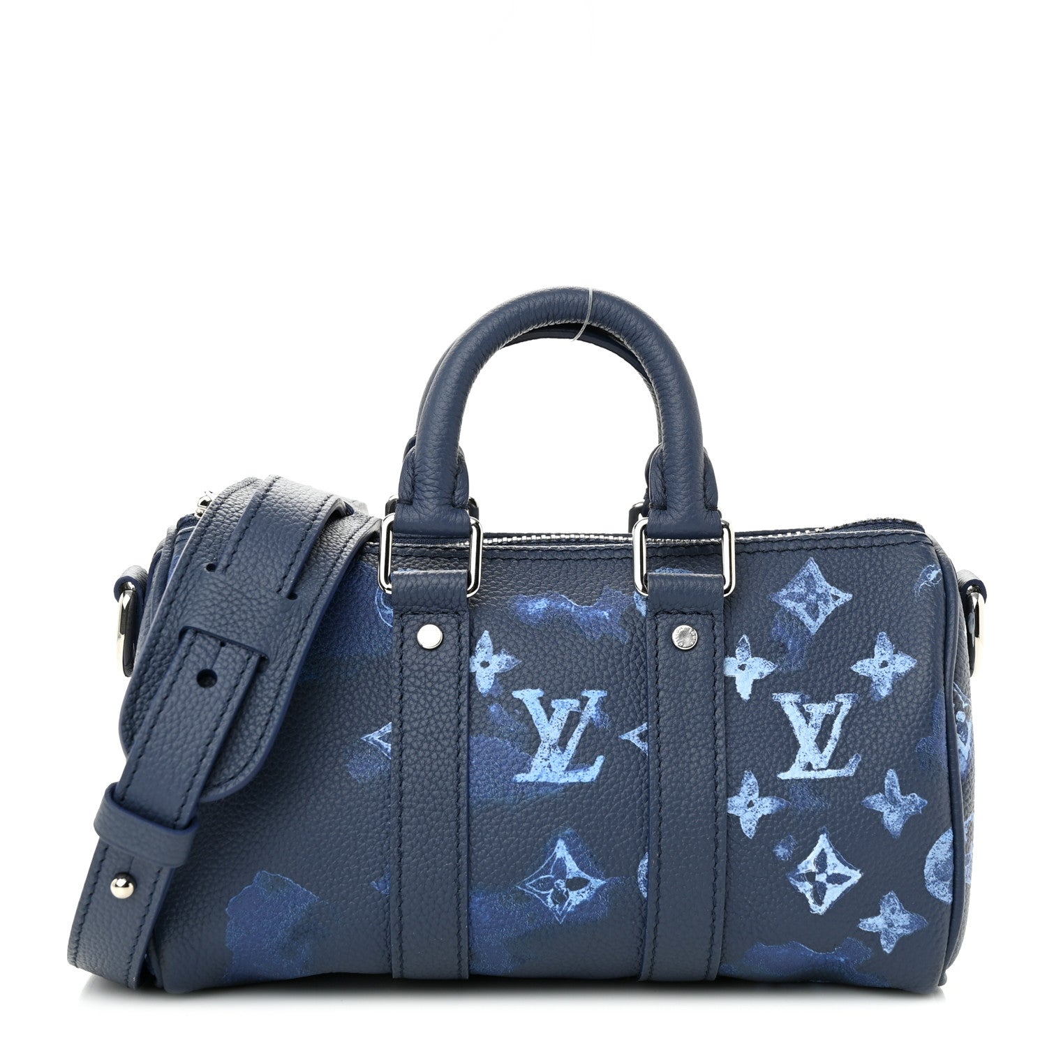 Louis Vuitton Monogram Ink Watercolor Keepall XS Blue 1 of 9