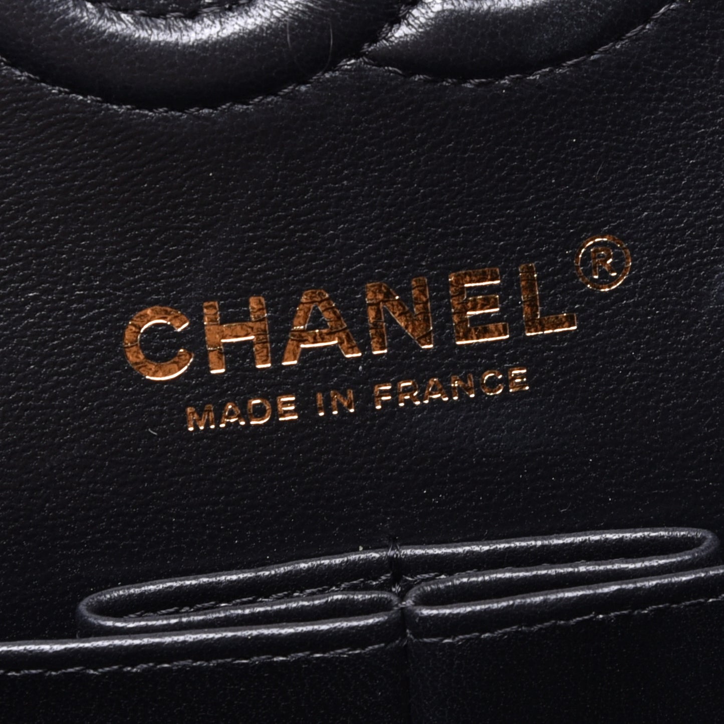Caviar Chevron Quilted Small Double Flap Black
