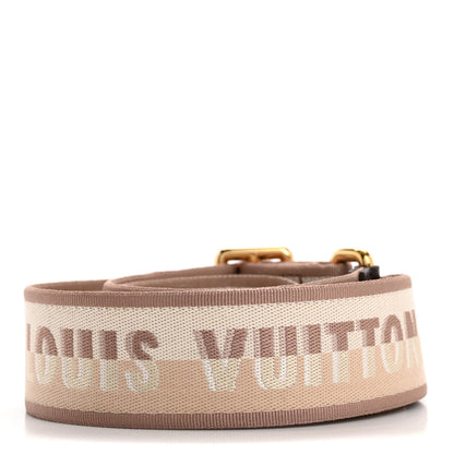Louis Vuitton Jacquard Speedy Bandouliere 20 Shoulder Strap Beige Brown 2 of 5