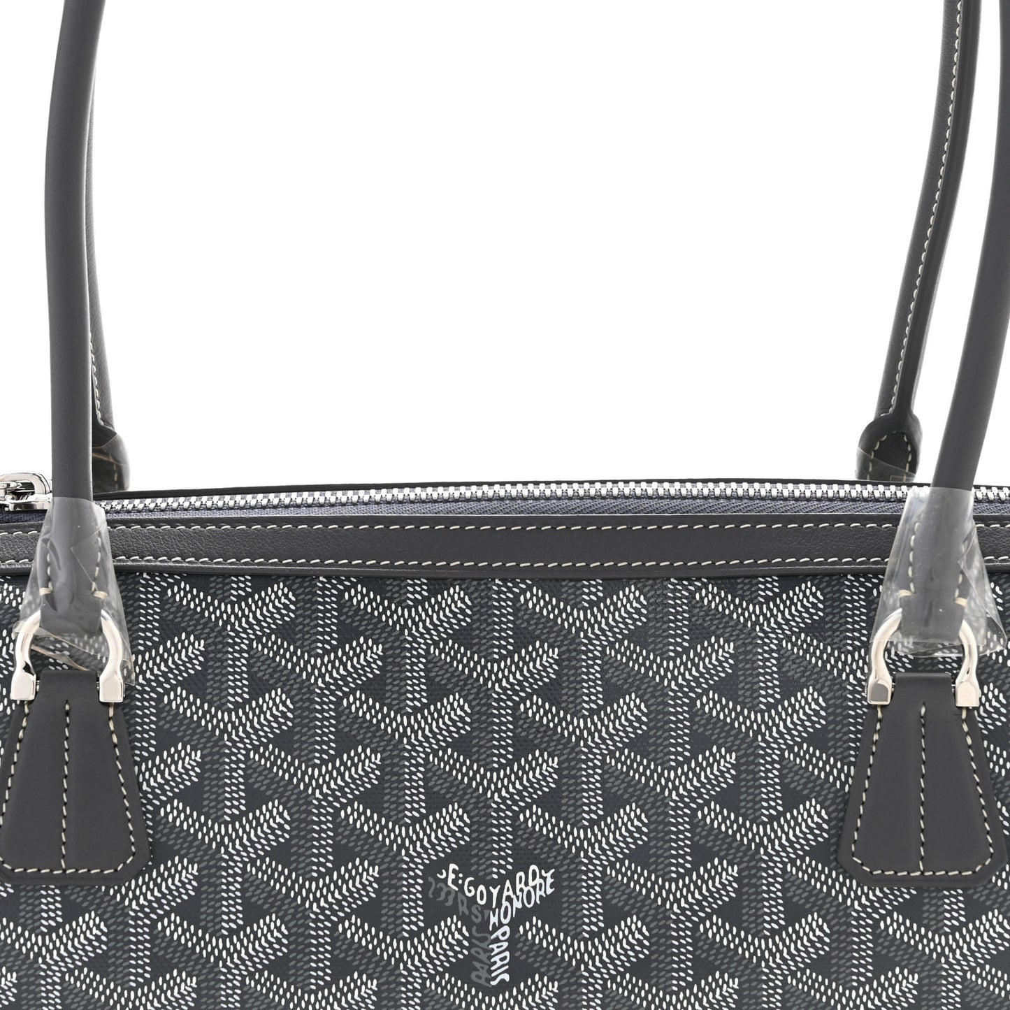 Goyardine Bonbonniere Bag Grey