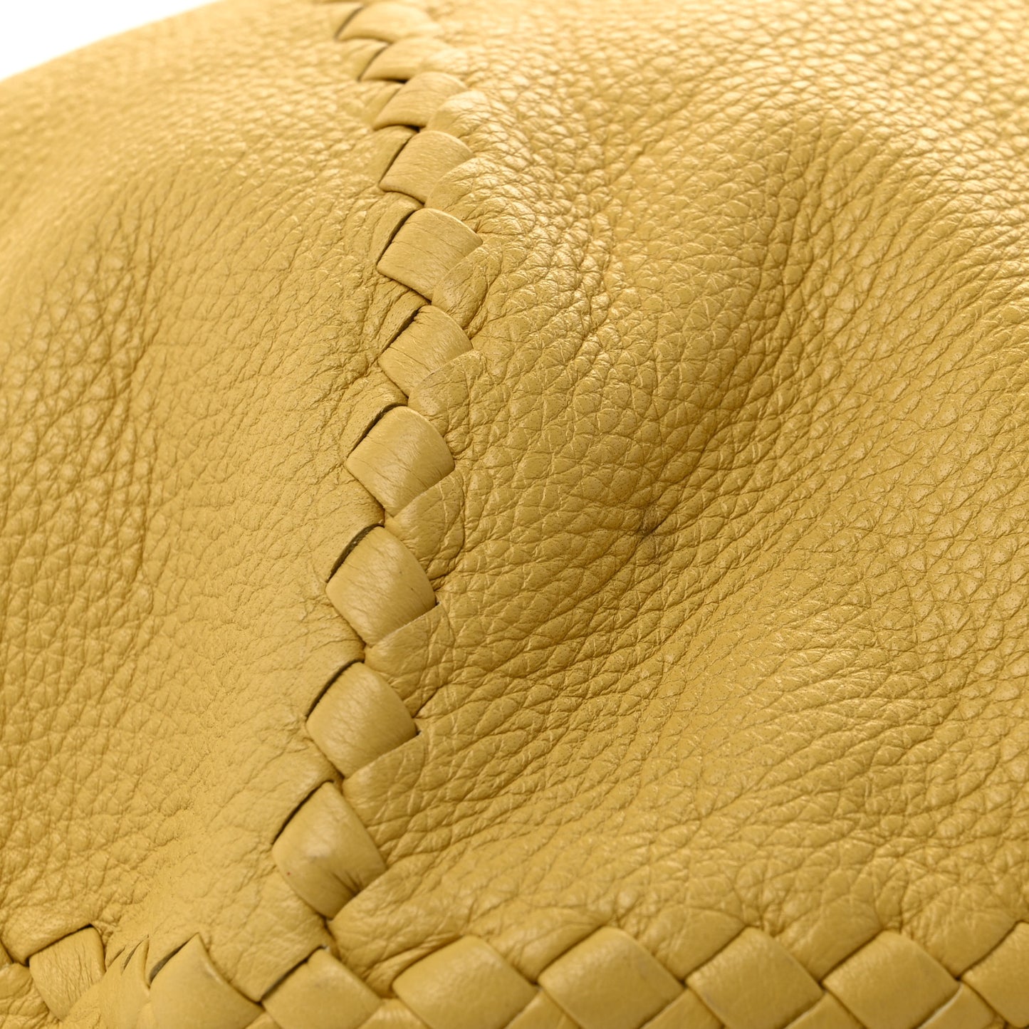 Cervo Deerskin Large Hobo Yellow