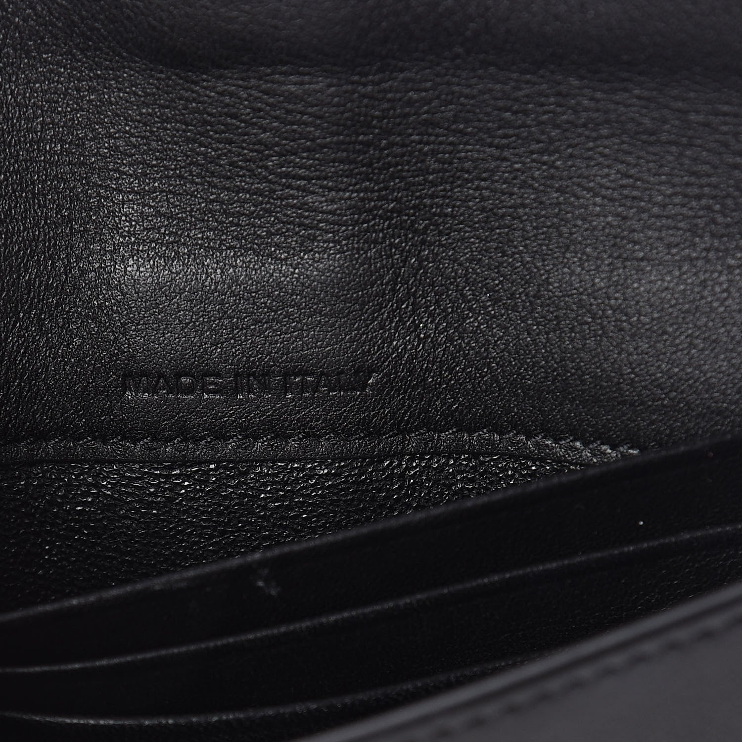 Saint Laurent Calfskin Monogram Tri Pocket Crossbody Bag Black 8 of 10