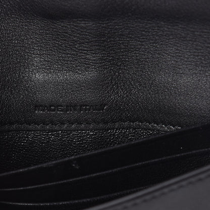Saint Laurent Calfskin Monogram Tri Pocket Crossbody Bag Black 8 of 10