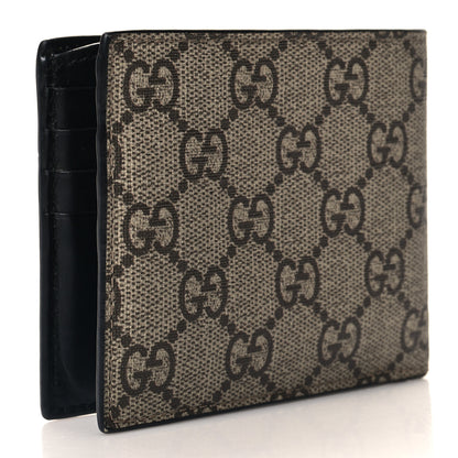 Gucci GG Supreme Monogram Bee Bi-Fold Wallet Beige 3 of 9