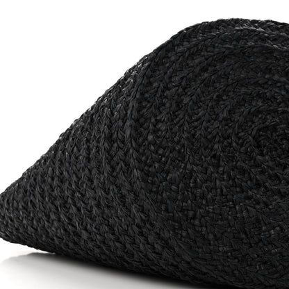Saint Laurent Raffia Medium Panier Bag Black 8 of 9