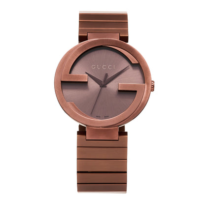 Gucci Stainless Steel 42mm Interlocking Quartz Watch Grey 1 of 4