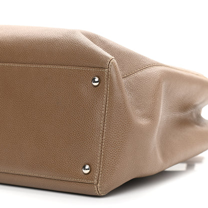 Chanel Calfskin Cerf Executive Shopper Tote Beige 11 of 17