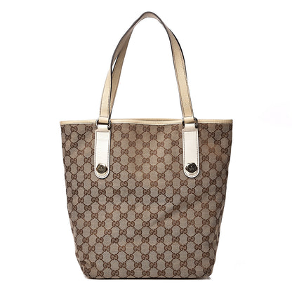 Gucci Monogram Charmy Tote White 1 of 12