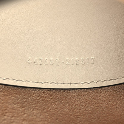 Gucci Calfskin Matelasse Small GG Marmont Chain Shoulder Bag White 7 of 14