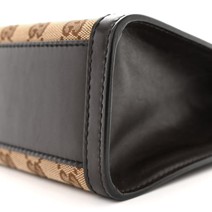 Gucci Monogram Margaux Calfskin Medium Emily Chain Shoulder Bag Beige Ebony Cocoa 11 of 18