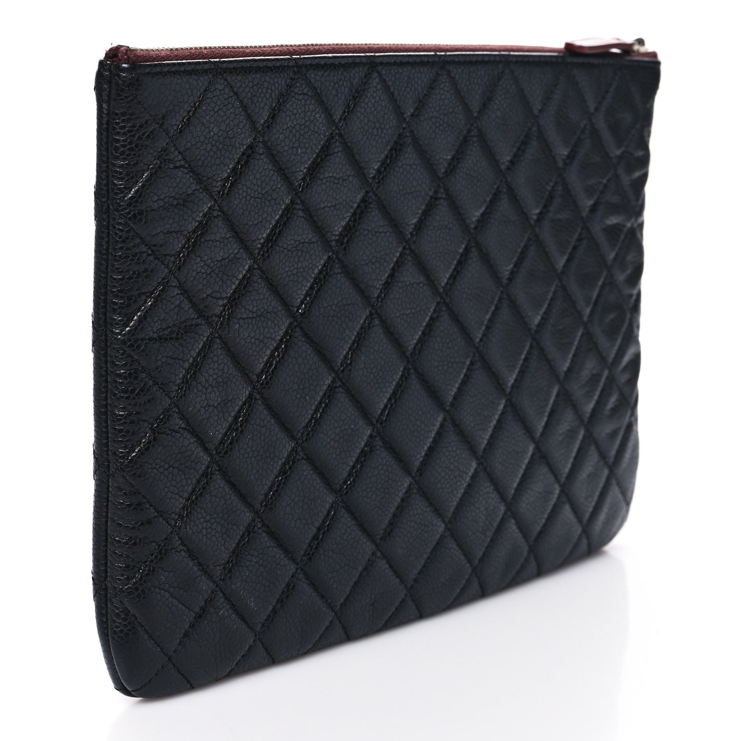 Caviar Quilted Medium Cosmetic Case Black