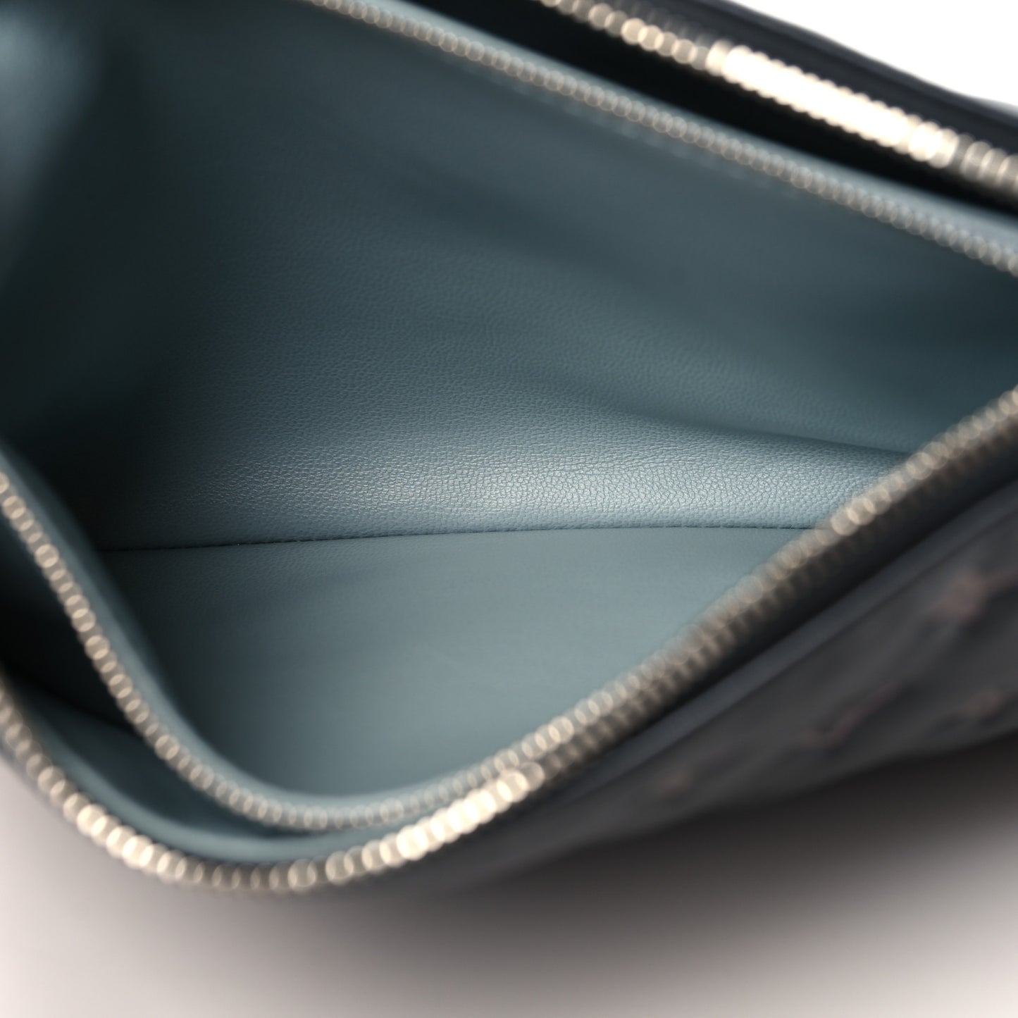 Lambskin Embossed Monogram LV Ski Coussin PM Black Multicolor