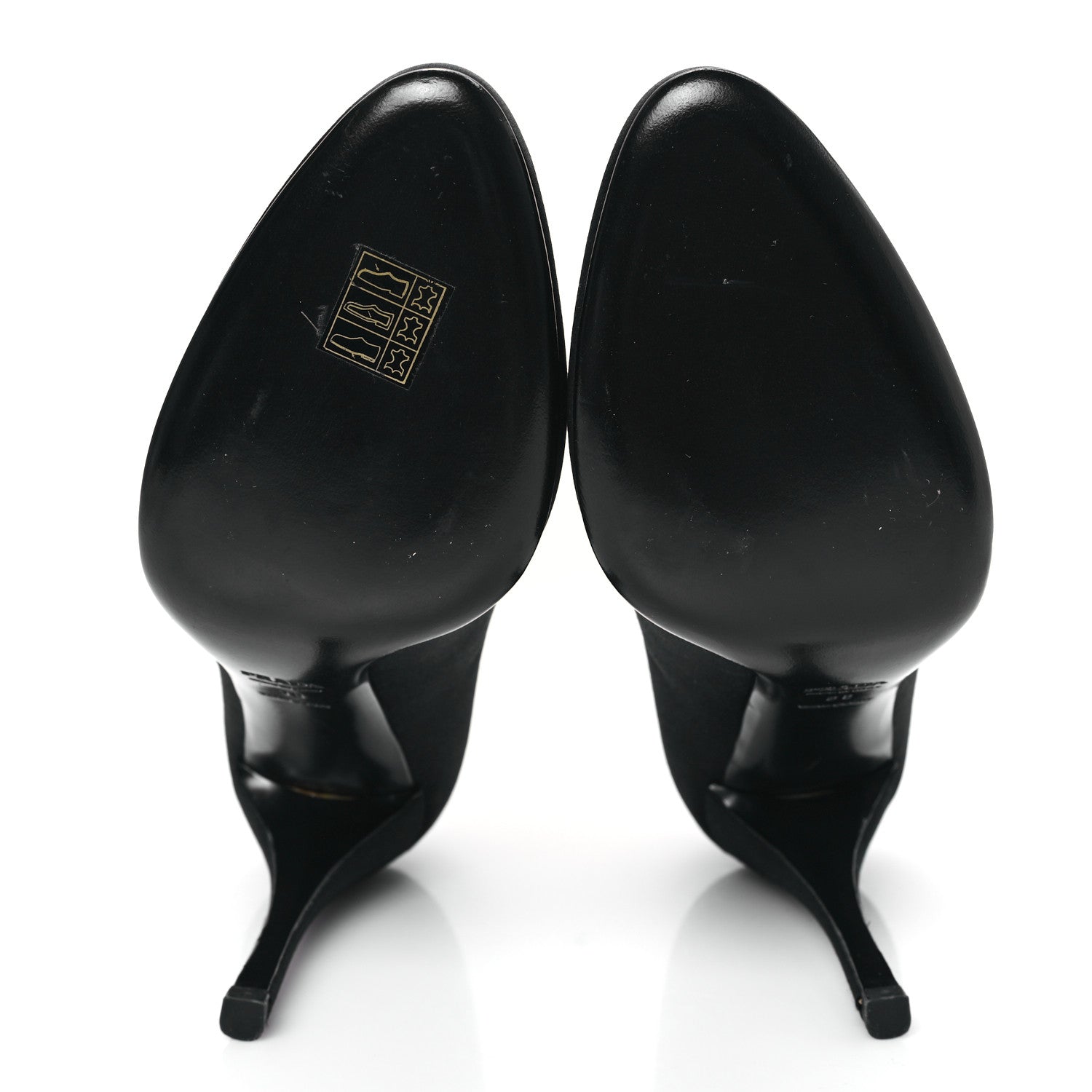 Prada Satin Pumps 38 Black 5 of 7