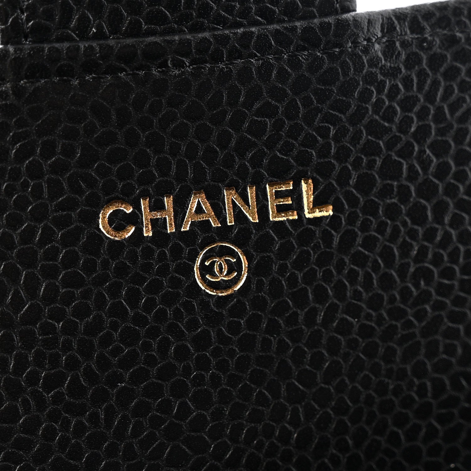 Chanel Caviar Quilted Large Gusset Flap Wallet Black 7 of 11