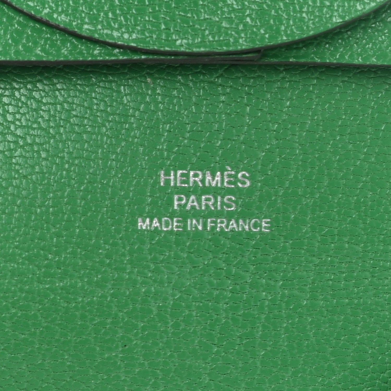 Hermes Chevre Chamkila Bastia Coin Purse Bamboo 6 of 7