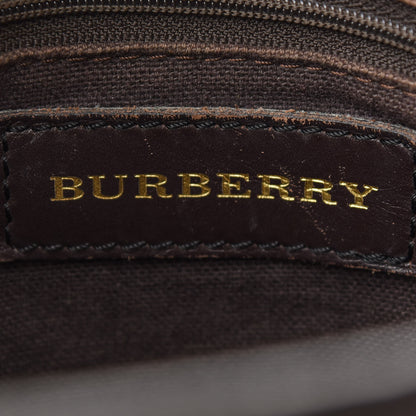 Burberry Haymarket Check Medium Regent Tote Chocolate 8 of 11