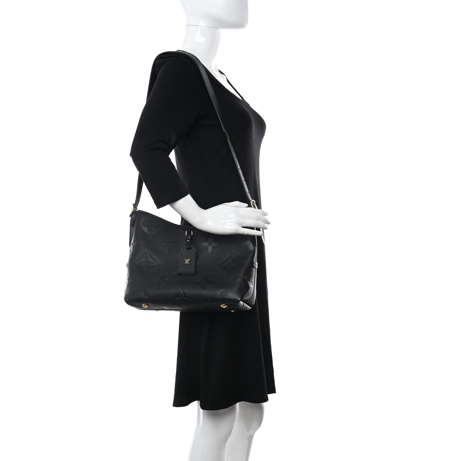 Louis Vuitton Empreinte Carryall PM Black 2 of 8