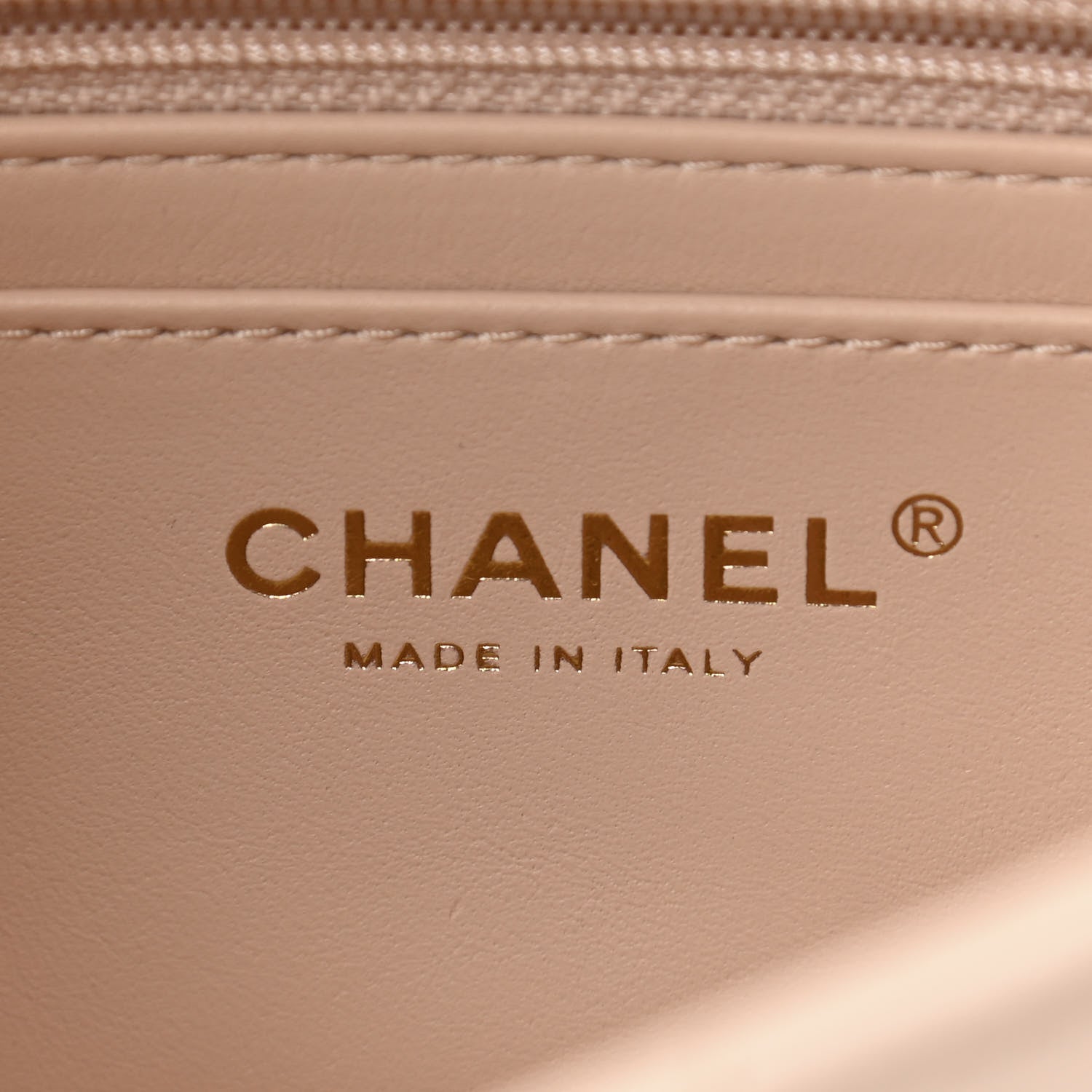 Chanel Lambskin Quilted Mini Rectangular Pearl Crush Flap Light Beige 6 of 11