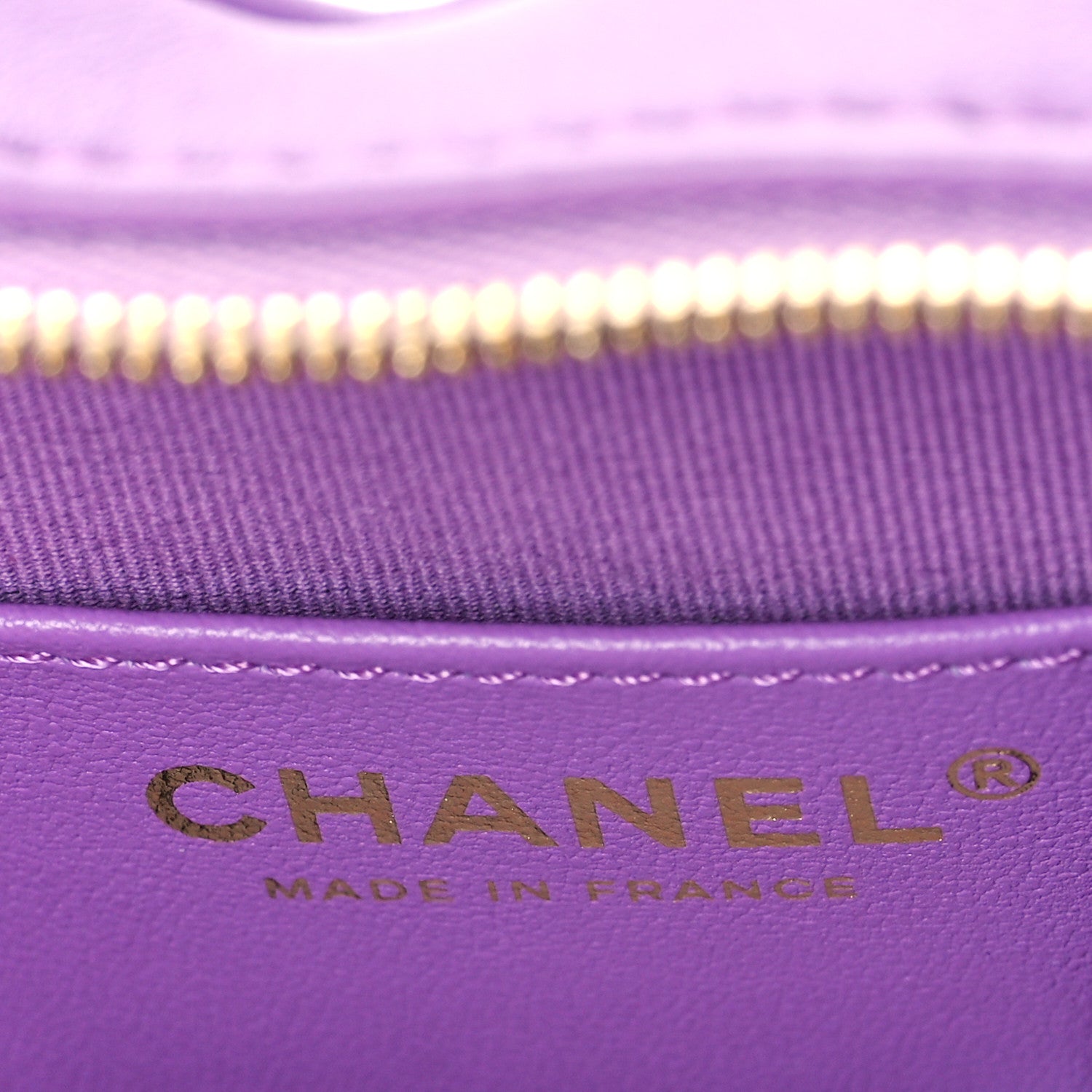 Chanel Lambskin Quilted CC In Love Heart Bag Purple 6 of 9