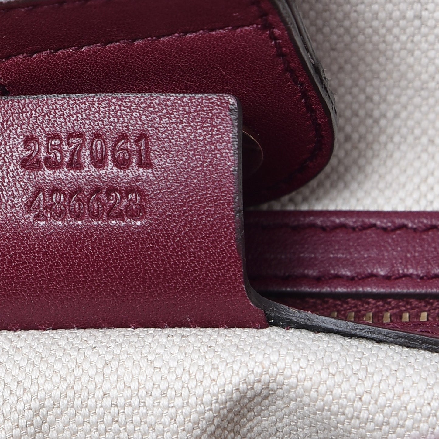 Guccissima Medium Mayfair Tote Cherry