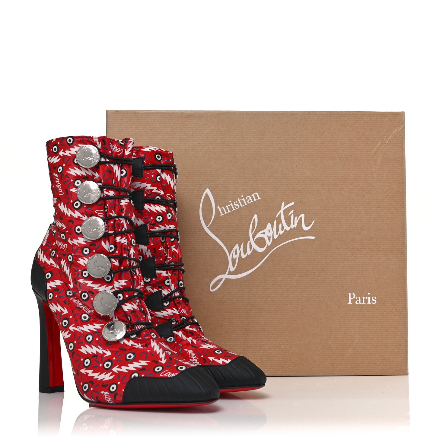 Gomme Ginzana Doudoune 100 Ankle Boots 36 Loubi Black