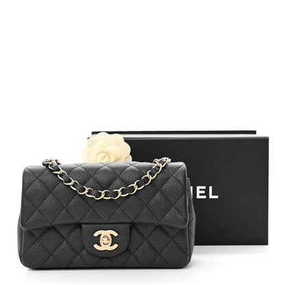 Chanel Caviar Quilted Mini Rectangular Flap Black 12 of 12