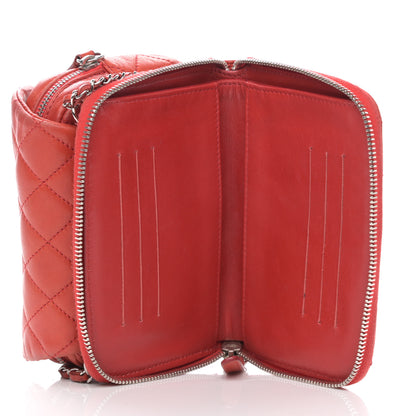 Chanel Lambskin Quilted New Mini Flap Red 5 of 12