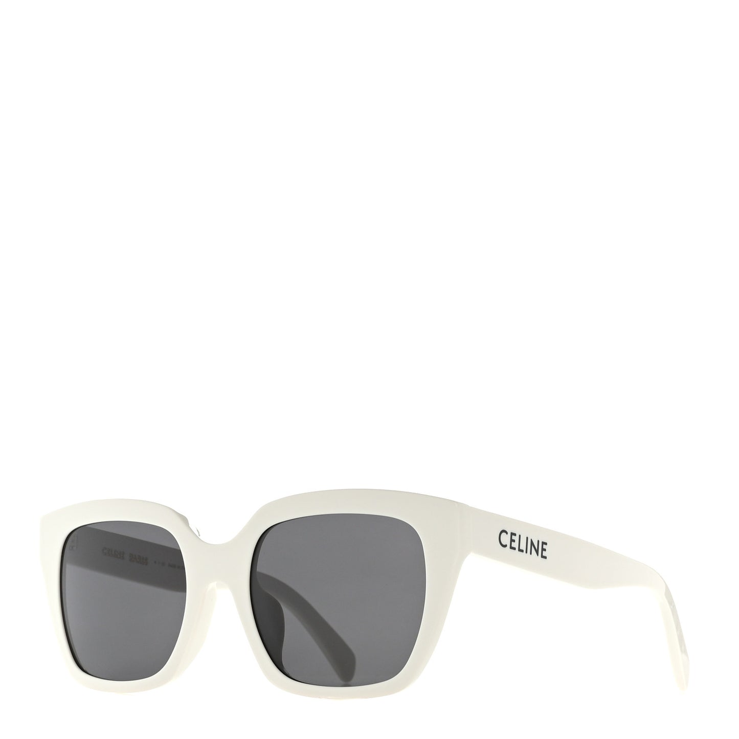 Acetate Sunglasses CL40198F White