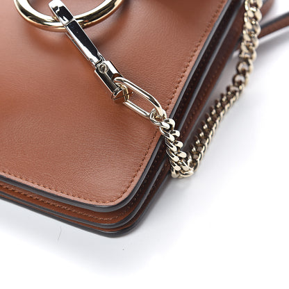 Chloe Suede Calfskin Mini Faye Bracelet Bag Tobacco 9 of 9