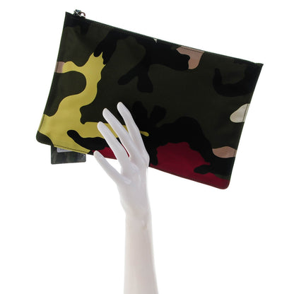Valentino Garavani Nylon Camouflage Medium Zip Pouch Multicolor 2 of 7