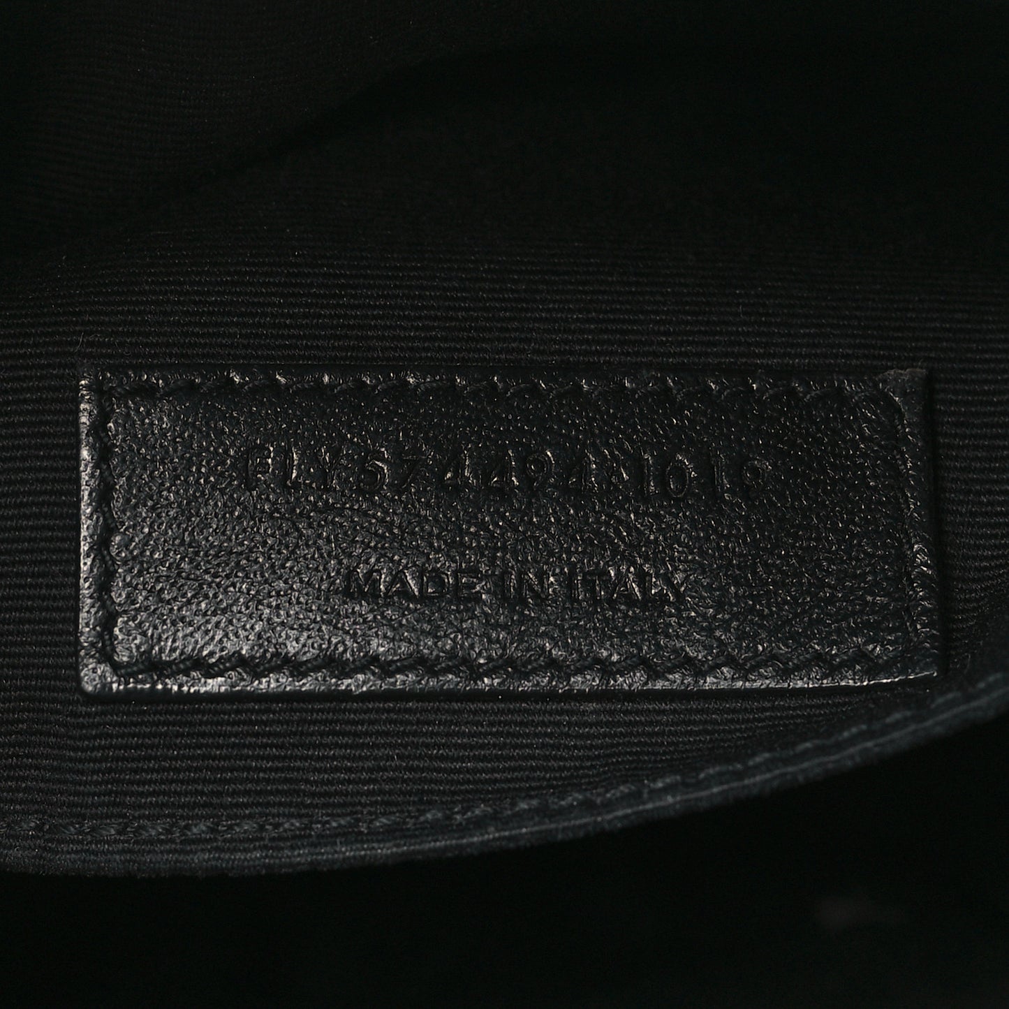 Calfskin Matelasse Monogram Lou Camera Bag Black