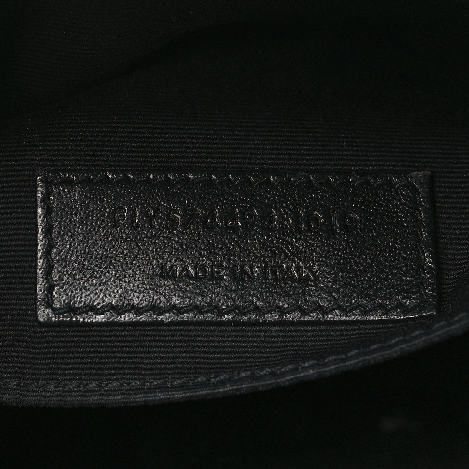 Saint Laurent Calfskin Matelasse Monogram Lou Camera Bag Black 7 of 13