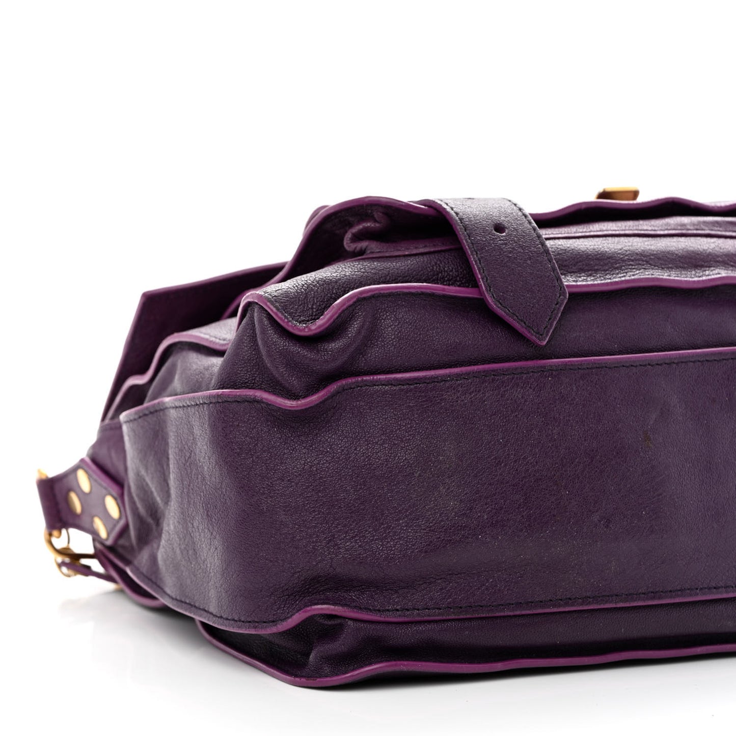 Lambskin Medium PS1 Satchel Purple Rain