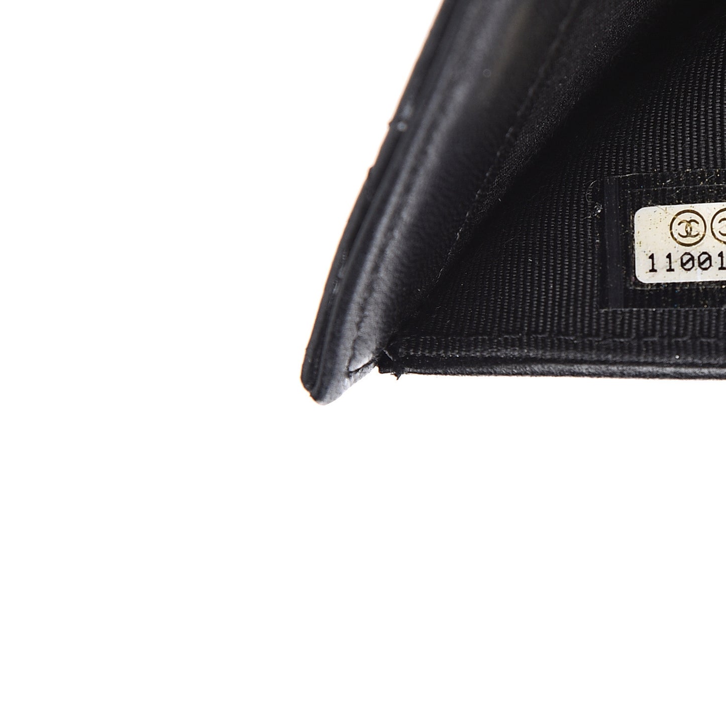Lambskin Quilted Large Flap Wallet Black