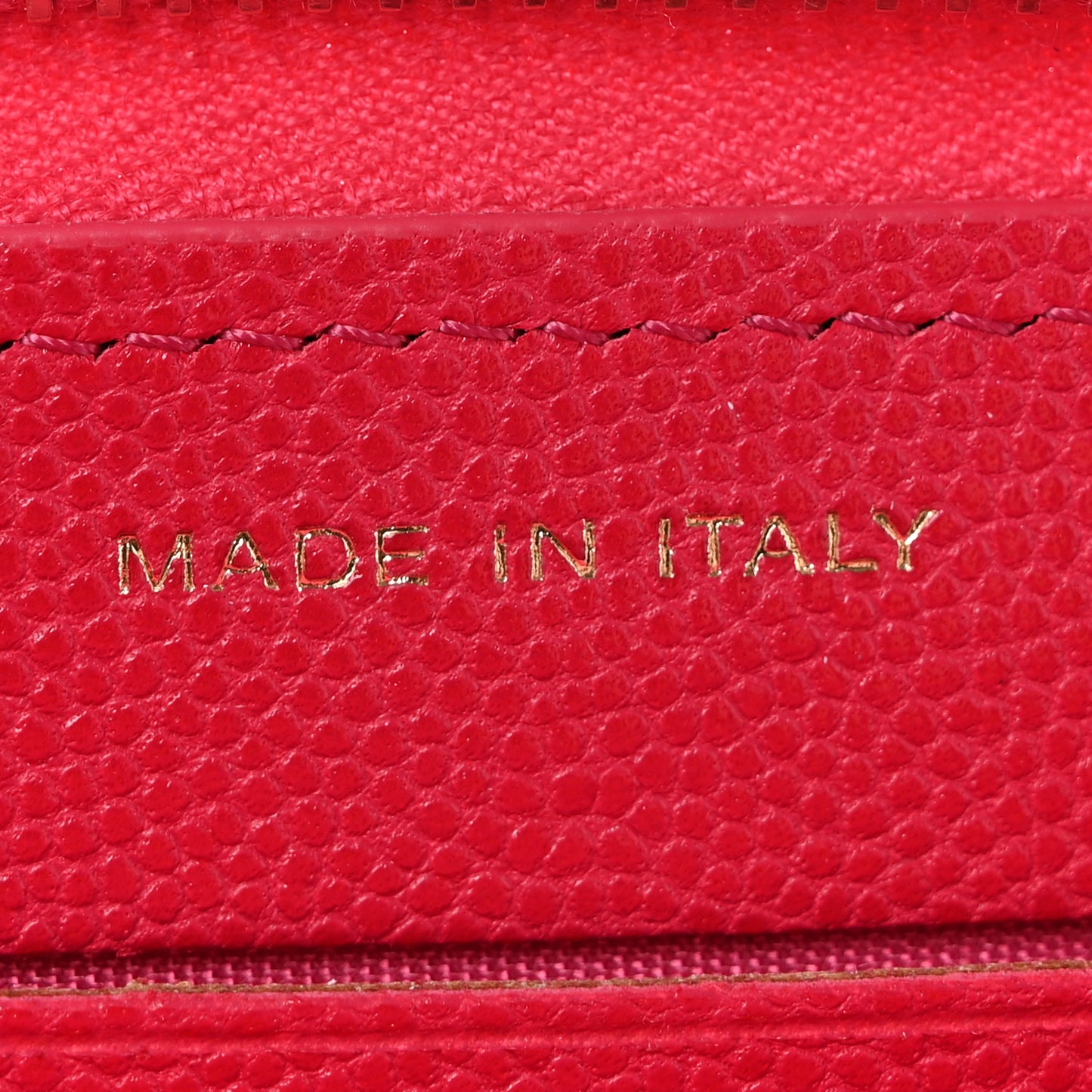 Caviar Camellia Embossed Medium Zip Around Gusset Wallet Pink