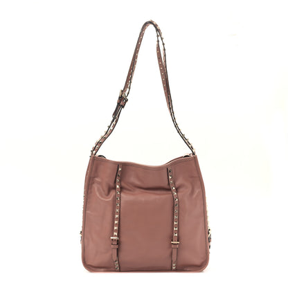 Valentino Garavani Vitello Rockstud Shopper Tote Poudre 1 of 8