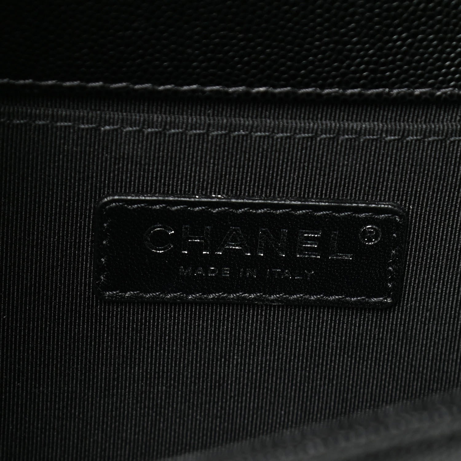 Chanel Caviar Quilted Medium Boy Flap Black 6 of 10