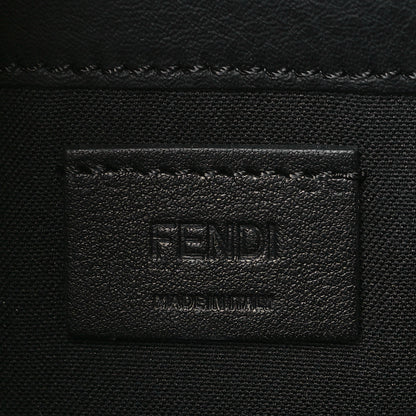 Fendi Vitello Flamingo Tube Wallet on Chain Black 6 of 9