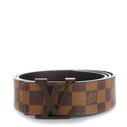 Louis Vuitton Damier Ebene LV Initiales Belt 90 36 1 of 8