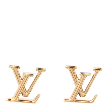 Louis Vuitton Metal LV Iconic Earrings Gold 1 of 5