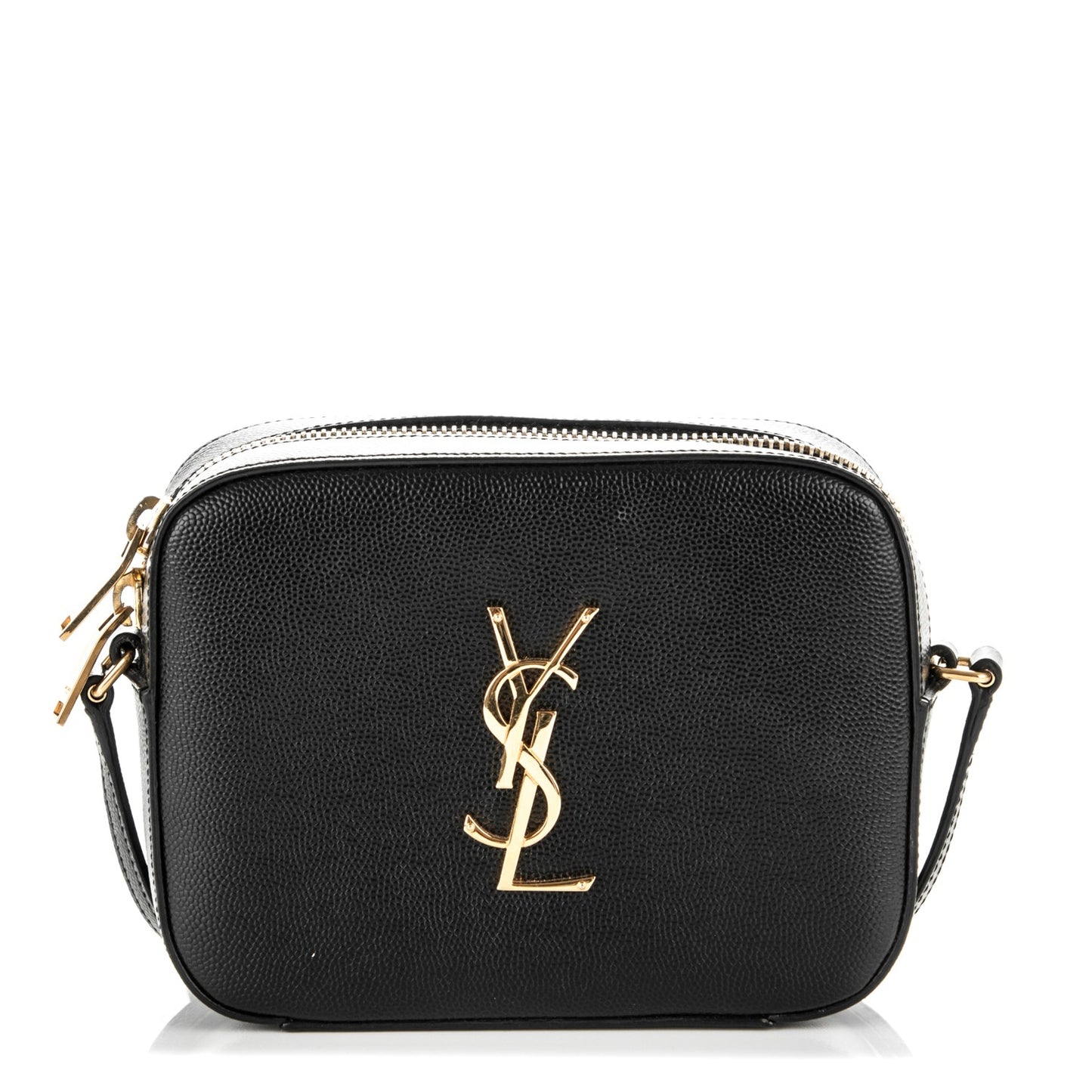 Grain De Poudre Small Classic Monogram Camera Bag Black