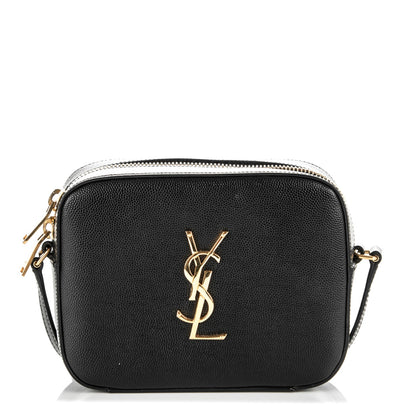Saint Laurent Grain De Poudre Small Classic Monogram Camera Bag Black 1 of 6