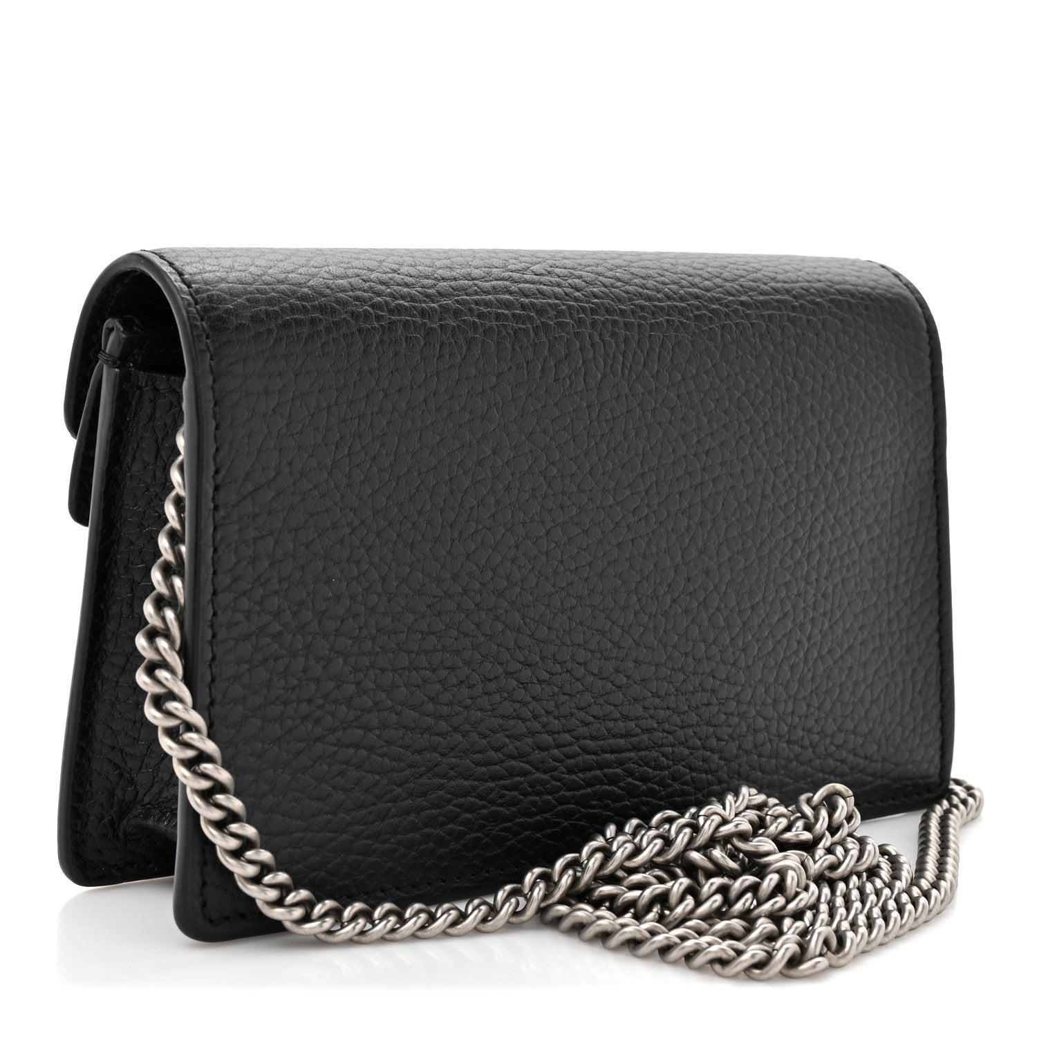 Gucci Calfskin Super Mini Dionysus Shoulder Bag Black 3 of 13