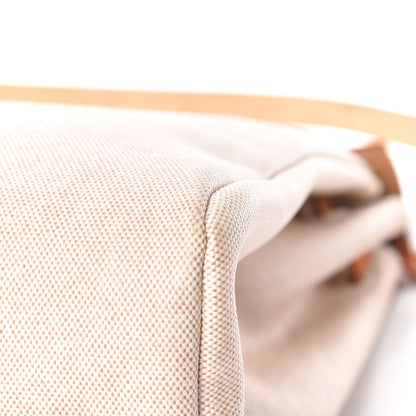 Hermes Toile Vache Calfskin Herbag 40 GM Natural 18 of 21