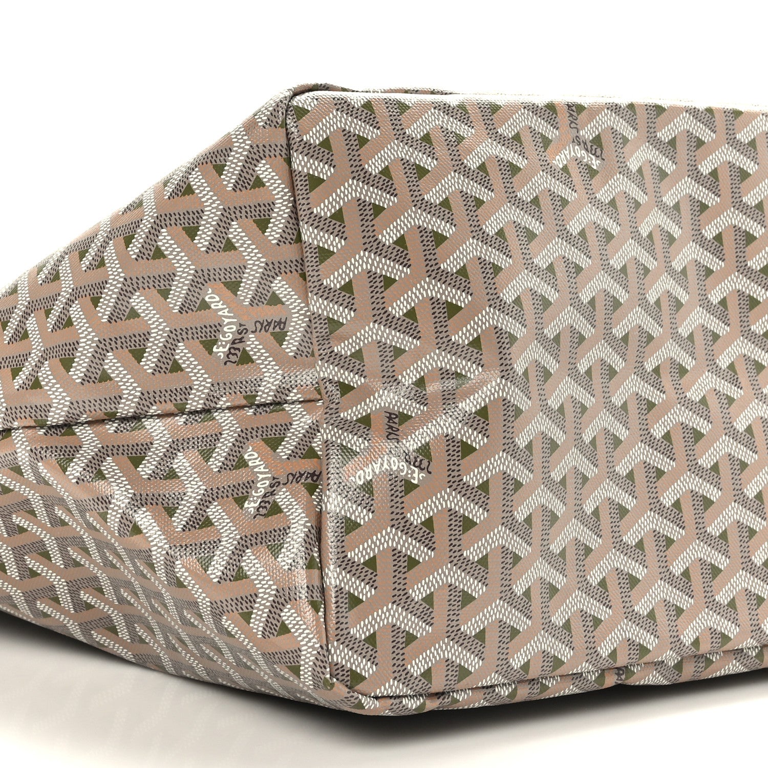 Goyard Goyardine Saint Louis Claire Voie GM Khaki 9 of 10