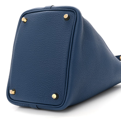 Hermes Taurillon Clemence Picotin Lock 18 PM Deep Bleu 10 of 10
