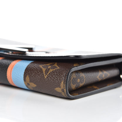 Louis Vuitton Monogram Stripe Twist Chain Wallet 8 of 10